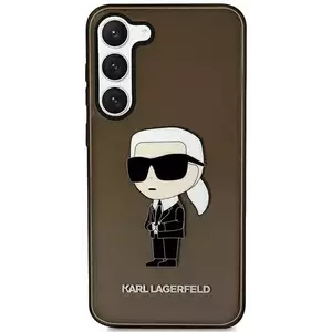 Tok Karl Lagerfeld Samsung Galaxy S23 black hardcase Ikonik Karl Lagerfeld (KLHCS23SHNIKTCK) kép