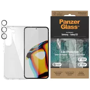 Tok PanzerGlass Bundle 3in1 Samsung Galaxy S23 Hardcase + Screen Protector + Camera Lens (0433+7315) kép
