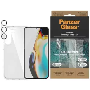 Tok PanzerGlass Bundle 3in1 Samsung Galaxy S23+ Hardcase + Screen Protector + Camera Lens (0434+7316) kép