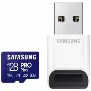 Memóriakártya Samsung micro SDXC 128GB PRO Plus + USB adapter (MB-MD128SB/WW) kép