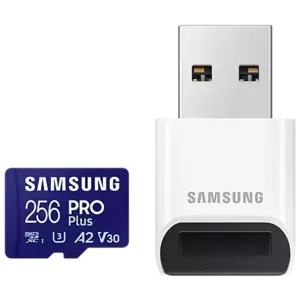 Memóriakártya Samsung micro SDXC 256GB PRO Plus + USB adapter (MB-MD256SB/WW) kép