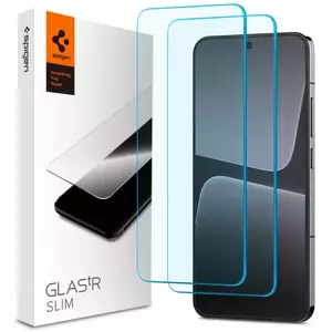 TEMPERED KIJELZŐVÉDŐ FÓLIA Spigen Glass tR Slim 2 Pack - Xiaomi 13 (AGL06037) kép