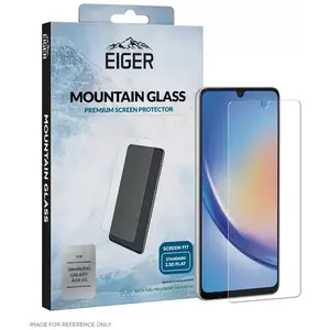 TEMPERED KIJELZŐVÉDŐ FÓLIA Eiger Mountain Glass Screen Protector 2.5D for Samsung Galaxy A34 5G in Clear / Transparent (EGSP00880) kép
