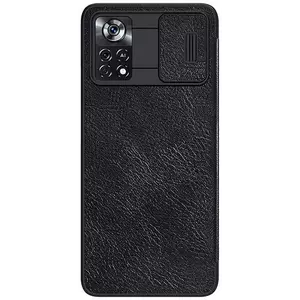 Tok Nillkin Qin Leather Pro case for Xiaomi Poco X4 Pro 5G, black (6902048245891) kép