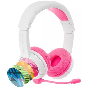 Fejhallgató Wireless headphones for kids BuddyPhones School+ Pink (4897111740606) kép