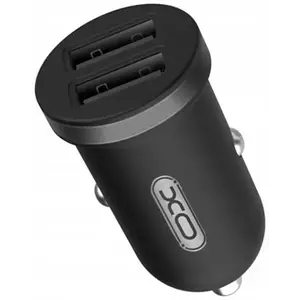 Autó töltő Mini car charger with Lighting Cable XO TZ08, black (6920680863181) kép