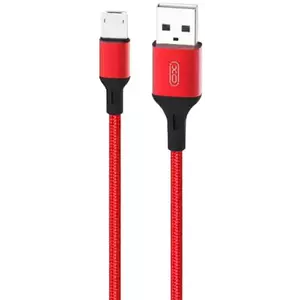 Kábel Cable USB to Micro USB XO NB143, 2m, red (6920680870837) kép