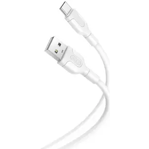 Kábel Cable USB to USB-C XO NB212 2.1A 1m, white (6920680827756) kép