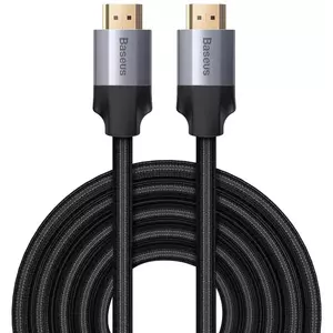 Kábel Baseus Enjoyment Series HDMI 4K Male To HDMI 4K Male Cable 5m Dark gray (6953156297791) kép
