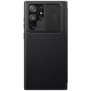 Tok Nillkin CamShield Leather case for Samsung Galaxy S22 Ultra, Black (6902048247550) kép