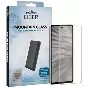 TEMPERED KIJELZŐVÉDŐ FÓLIA Eiger Mountain Glass Screen Protector 2.5D for Google Pixel 7a in Clear / Transparent (EGSP00903) kép