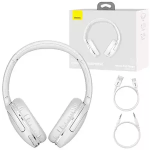Fejhallgató Baseus Encok Wireless headphone D02 Pro, white (6932172611699) kép