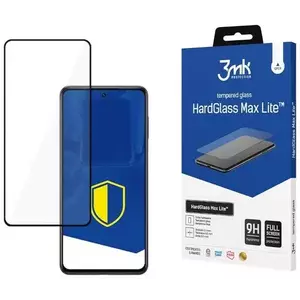 TEMPERED KIJELZŐVÉDŐ FÓLIA 3MK HardGlass Max Lite Samsung Galaxy M54 black Fullscreen Glass Lite (5903108521420) kép