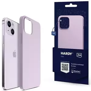 Tok 3MK Hardy Case iPhone 14 6, 1" light purple MagSafe (5903108500449) kép