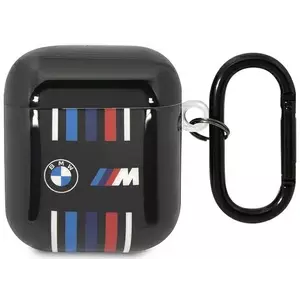 Tok BMW AirPods 1/2 cover Black Multiple Colored Lines (BMA222SWTK) kép