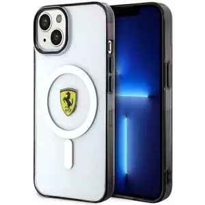 Tok Ferrari iPhone 14 6, 1" transparent hardcase Outline Magsafe (FEHMP14SURKT) kép