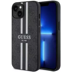 Tok Guess iPhone 14 6, 1" black hardcase 4G Printed Stripes MagSafe (GUHMP14SP4RPSK) kép