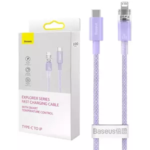 Kábel Fast Charging cable Baseus USB-C to Lightning Explorer Series 1m, 20W, purple (6932172629045) kép