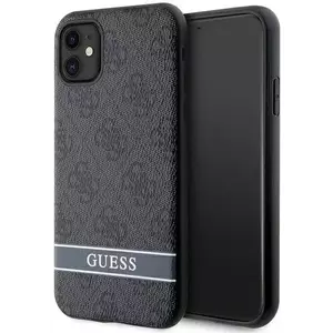 Tok Guess iPhone 11 / Xr grey hardcase 4G Stripe (GUHCN61P4SNK) kép