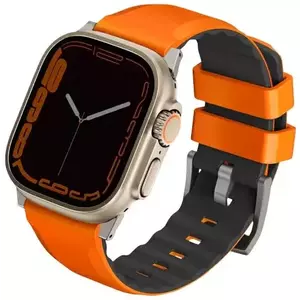 Óraszíj UNIQ Linus Apple Watch Series 1/2/3/4/5/6/7/8/SE/SE2/Ultra 42/44/45/49mm Airosoft Silicone volt orange (UNIQ-49MM-LINUSVORG) kép