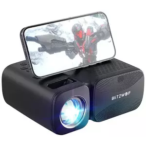Vetítő BlitzWolf BW-V3 Mini LED beamer / projector, Wi-Fi + Bluetooth, black (5905316146884) kép