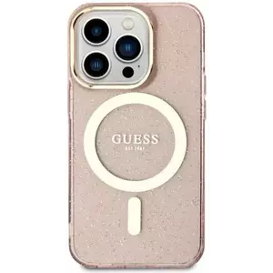 Tok Guess GUHMN61HCMCGP iPhone 11 / Xr 6.1" pink hardcase Glitter Gold MagSafe (GUHMN61HCMCGP) kép