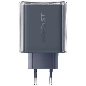 Töltő Wall charger Acefast A45, 2x USB-C, 1xUSB-A, 65W PD (grey) kép