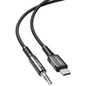 Kábel Cable USB-C to mini jack 3, 5mm Acefast C1-08 1.2m (black) kép