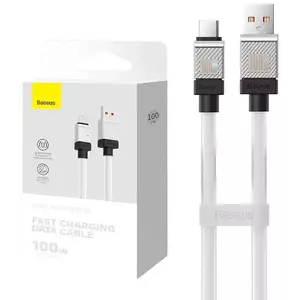 Kábel Cable USB do USB-C Baseus CoolPlay 100W 1m (white) kép