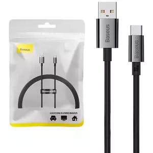 Kábel Cable USB do USB-C Baseus Superior100W 1m (black) kép
