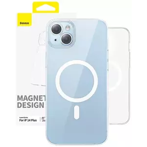 Tok Magnetic Phone Case for iPhone 14 Plus Baseus OS-Lucent Series (Clear) kép