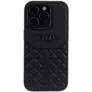 Tok Audi Genuine Leather iPhone 14 Pro 6.1" black hardcase AU-TPUPCIP14P-Q8/D1-BK (AU-TPUPCIP14P-Q8/D1-BK) kép