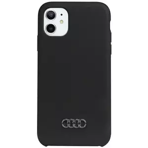 Tok Audi Silicone Case iPhone 11 / Xr 6.1" black hardcase AU-LSRIP11-Q3/D1-BK (AU-LSRIP11-Q3/D1-BK) kép
