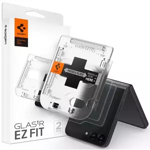 TEMPERED KIJELZŐVÉDŐ FÓLIA Spigen Glass tR EZ Fit Cover 2 Pack Transparency - Samsung Galaxy Z Fold5 (AGL06525) kép
