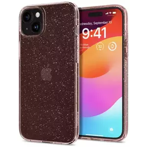 Tok Spigen Liquid Crystal Glitter, rose quartz - iPhone 15 Plus (ACS06649) kép