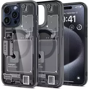 Tok Spigen Ultra Hybrid MagSafe, zero one - iPhone 15 Pro (ACS06721) kép