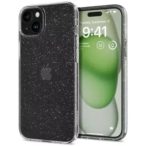 Tok Spigen Liquid Crystal Glitter, crystal quartz - iPhone 15 Plus (ACS06648) kép