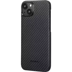 Tok Pitaka MagEZ 4 1500D case, black/grey twill - iPhone 15 Plus (KI1501M) kép