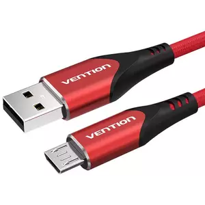 Kábel Kabel USB 2.0 do Micro-B USB Vention COARG 1.5m (Red) kép