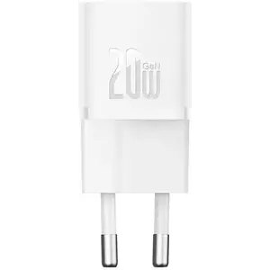 Töltő Mini wall charger Baseus GaN5 20W (white) kép
