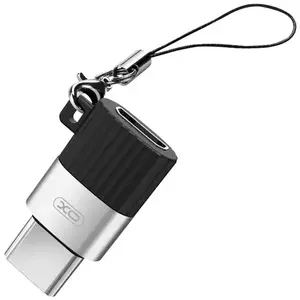 Adapter Adapter micro USB do USB-C XO NB149-A (black) kép