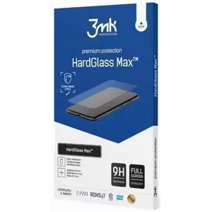 TEMPERED KIJELZŐVÉDŐ FÓLIA 3MK HardGlass Max iPhone 15 Plus 6.7" black, Fullscreen Glass kép