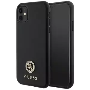 Tok Guess GUHCN61PS4DGPK iPhone 11 / Xr 6.1" black hardcase Strass Metal Logo (GUHCN61PS4DGPK) kép
