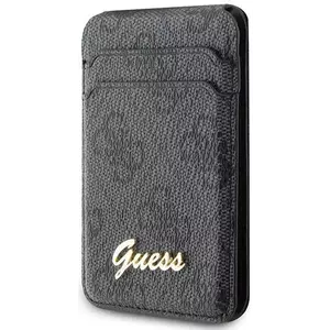 Pénztárca Guess Wallet Card Slot Stand GUWMSHG4SHK black MagSafe 4G Classic Logo (GUWMSHG4SHK) kép