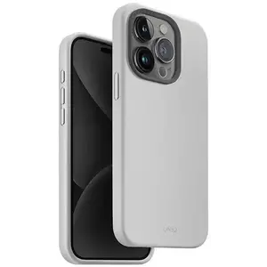 Tok UNIQ case Lino Hue iPhone 15 Pro 6.1" Magclick Charging light grey (UNIQ-IP6.1P(2023)-LINOHMCGRY) kép