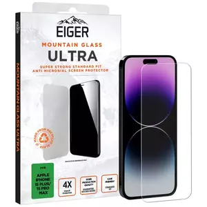 TEMPERED KIJELZŐVÉDŐ FÓLIA Eiger Mountain Glass Ultra Screen Protector 2.5D for Apple iPhone 15 Plus / 15 Pro Max in Clear kép