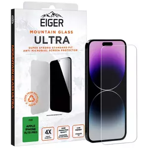 TEMPERED KIJELZŐVÉDŐ FÓLIA Eiger Mountain Glass Ultra Screen Protector 2.5D for Apple iPhone 15 / 15 Pro in Clear kép