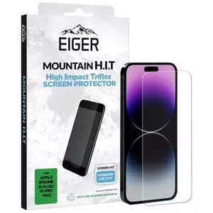 TEMPERED KIJELZŐVÉDŐ FÓLIA Eiger Mountain H.I.T. Screen Protector (1 Pack) for Apple iPhone 15 Plus / 15 Pro Max kép