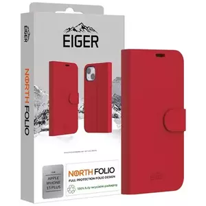 Tok Eiger North Folio Case for Apple iPhone 15 Plus in Red kép
