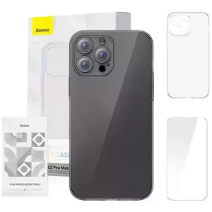 Tok Baseus Phone case Crystal Clear for 12 Pro Max (transparent) kép